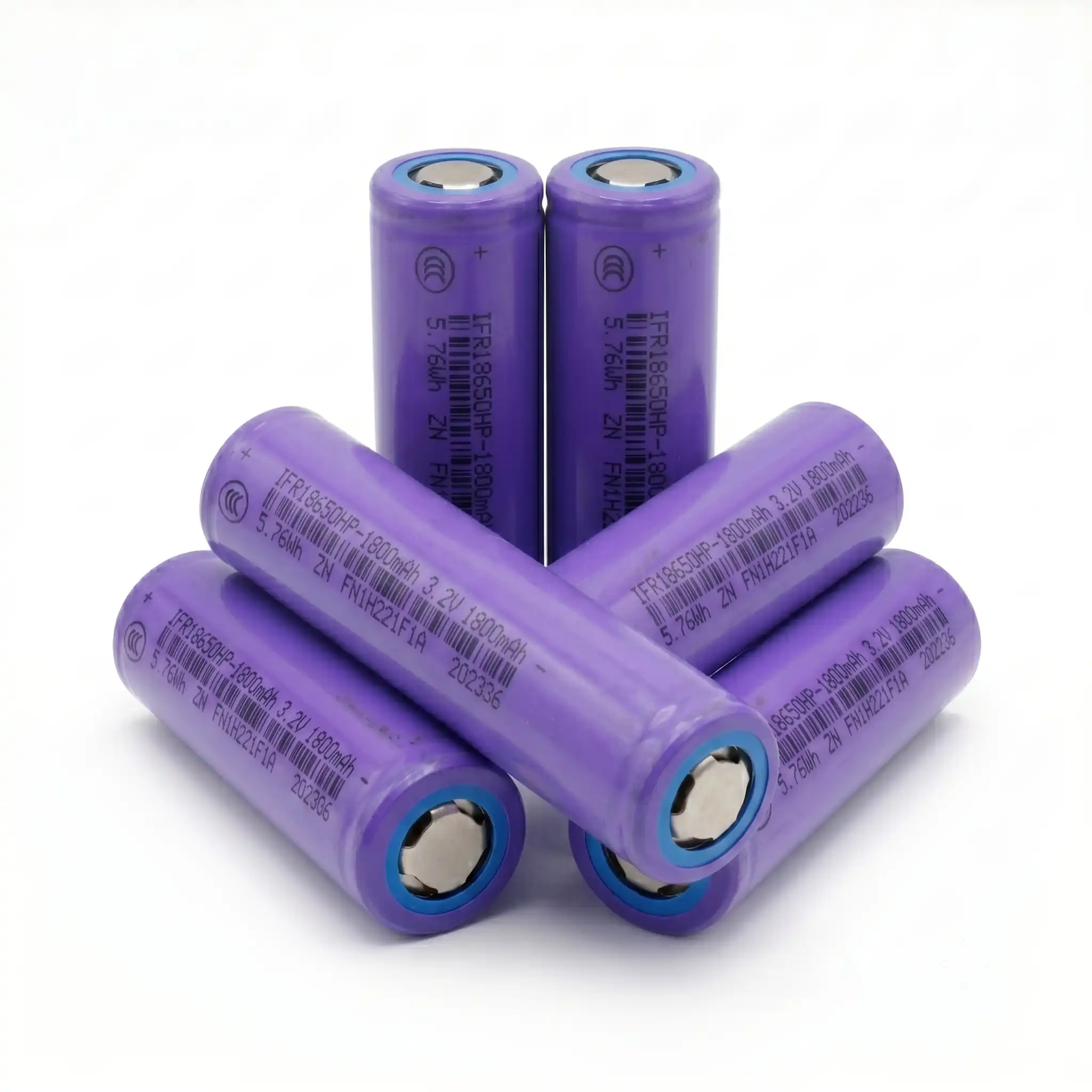 باتری لیتیوم فسفات 18650 جی زد ان اف GZNF 1800mAh 3.2V 3C