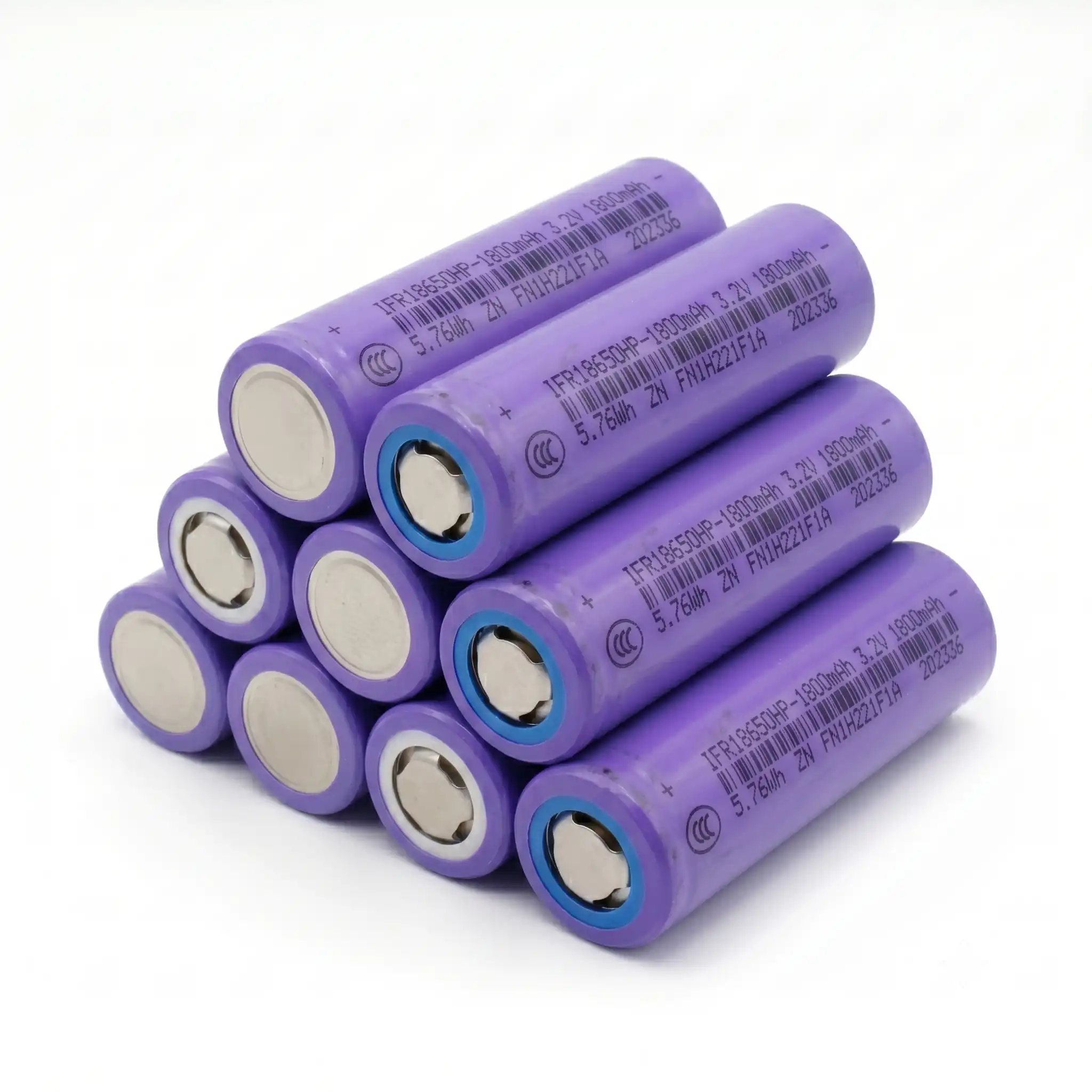 باتری لیتیوم فسفات 18650 جی زد ان اف GZNF 1800mAh 3.2V 3C