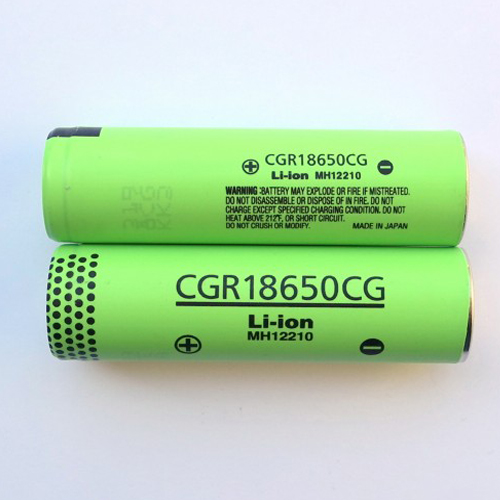 باتری لیتیوم یونی مدل panasonic 2250 mah cgr18650cg (کارکرده در حد نو)