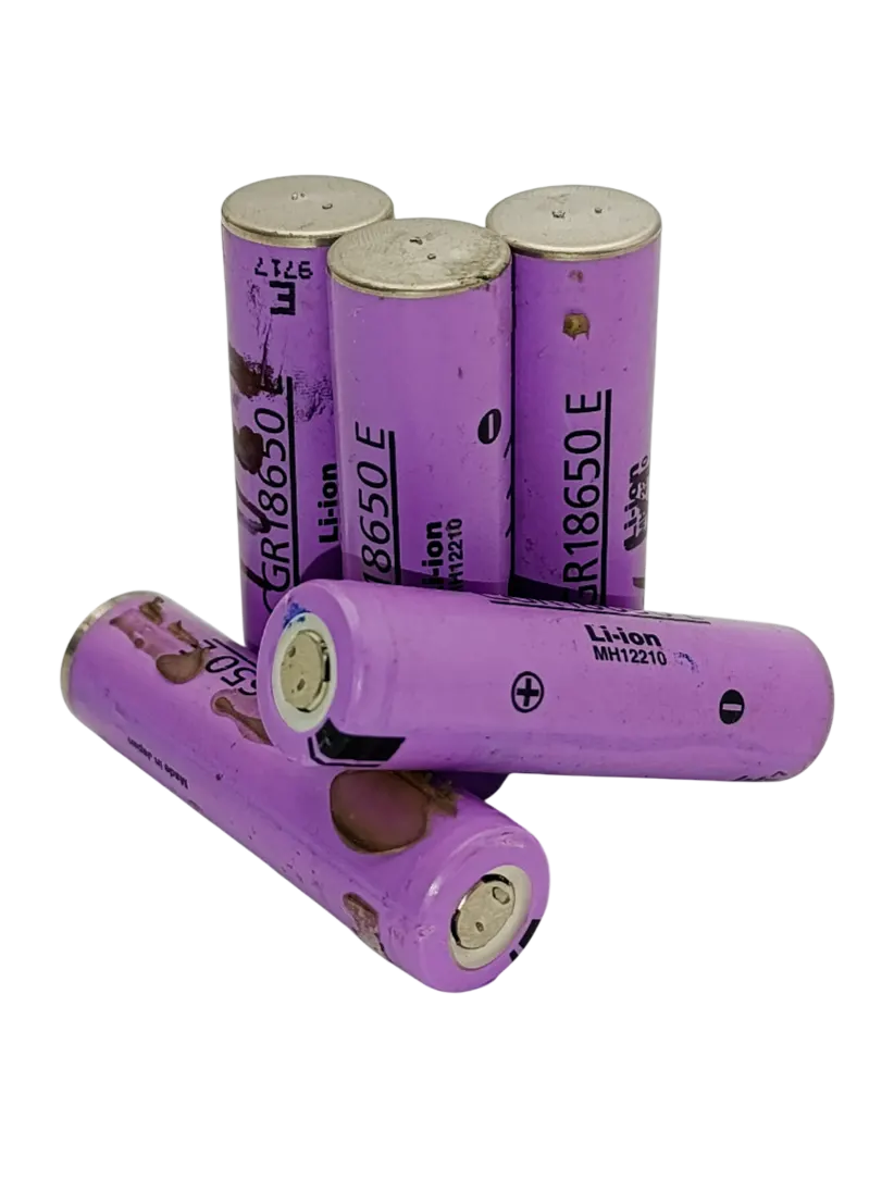 باتری لیتیوم یون مدل پاناسونیک CGR18650E 2600MAH (کارکرده در حد نو)