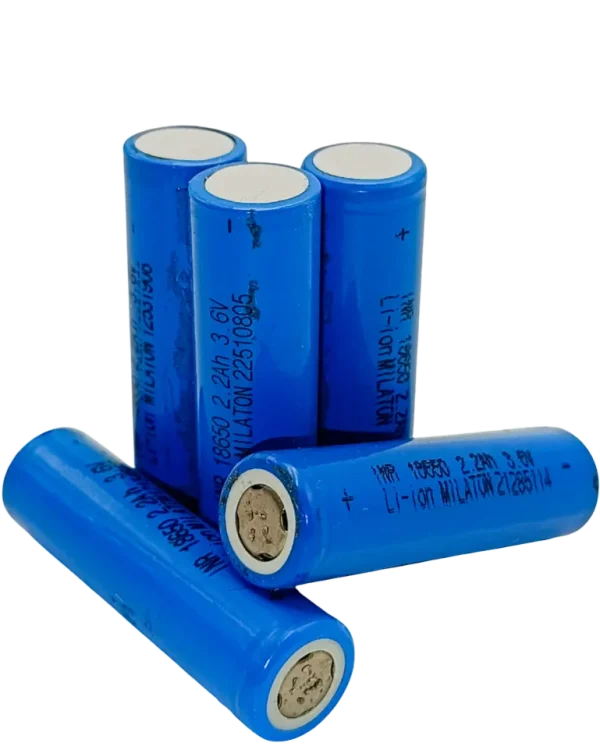 باتری لیتیوم یون 3.6v سایز 18650 2200mAh سرتخت صبا باتری سری INRمیلاتون