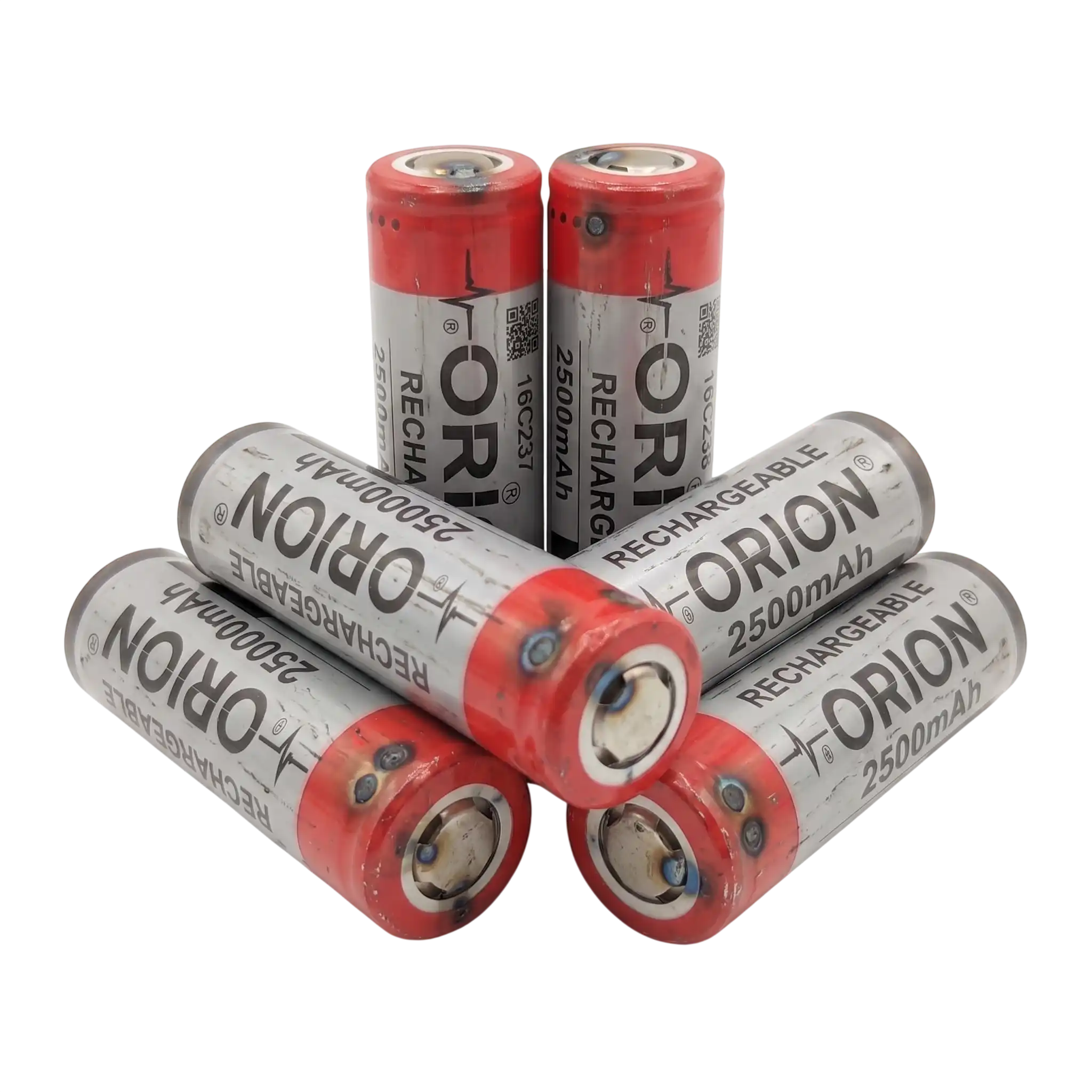 باتری لیتیوم یون ۱۸۶۵۰ اوریون Orion HP 10C 2500mAh (استوک کارکرد صفر)