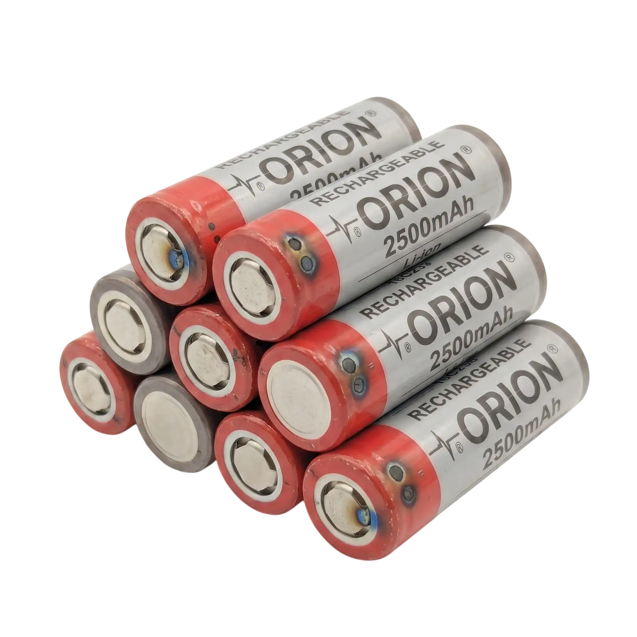 باتری لیتیوم یون ۱۸۶۵۰ اوریون Orion HP 10C 2500mAh (استوک کارکرد صفر)